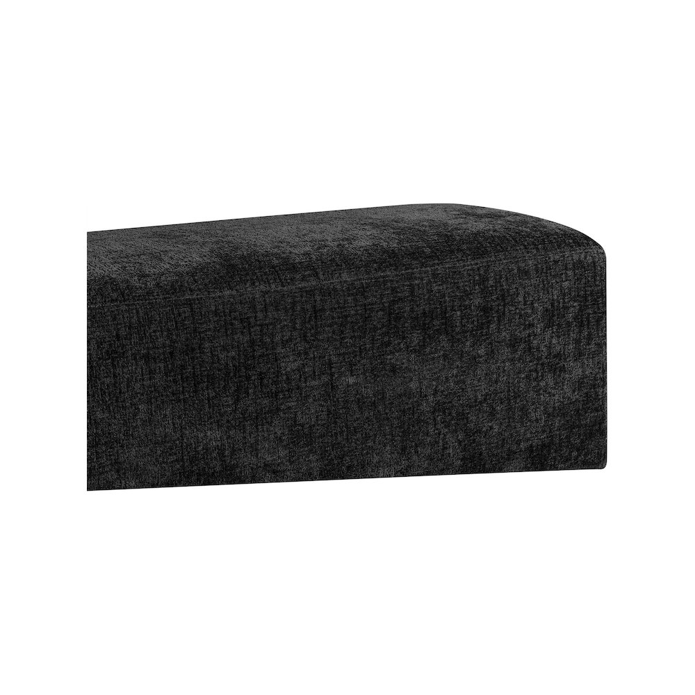 Alora Black Fabric Bench. Picture 6