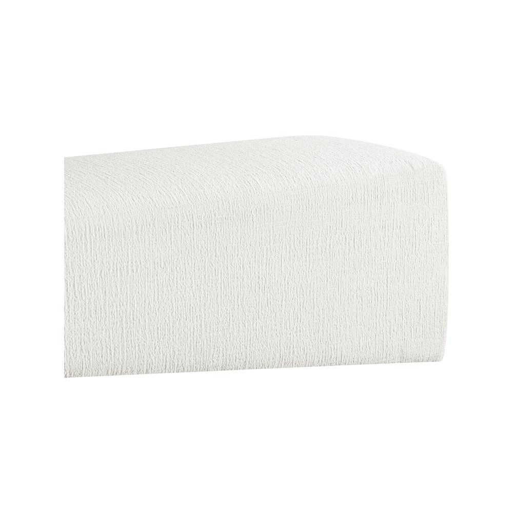 Alora Cream Fabric Bench. Picture 6