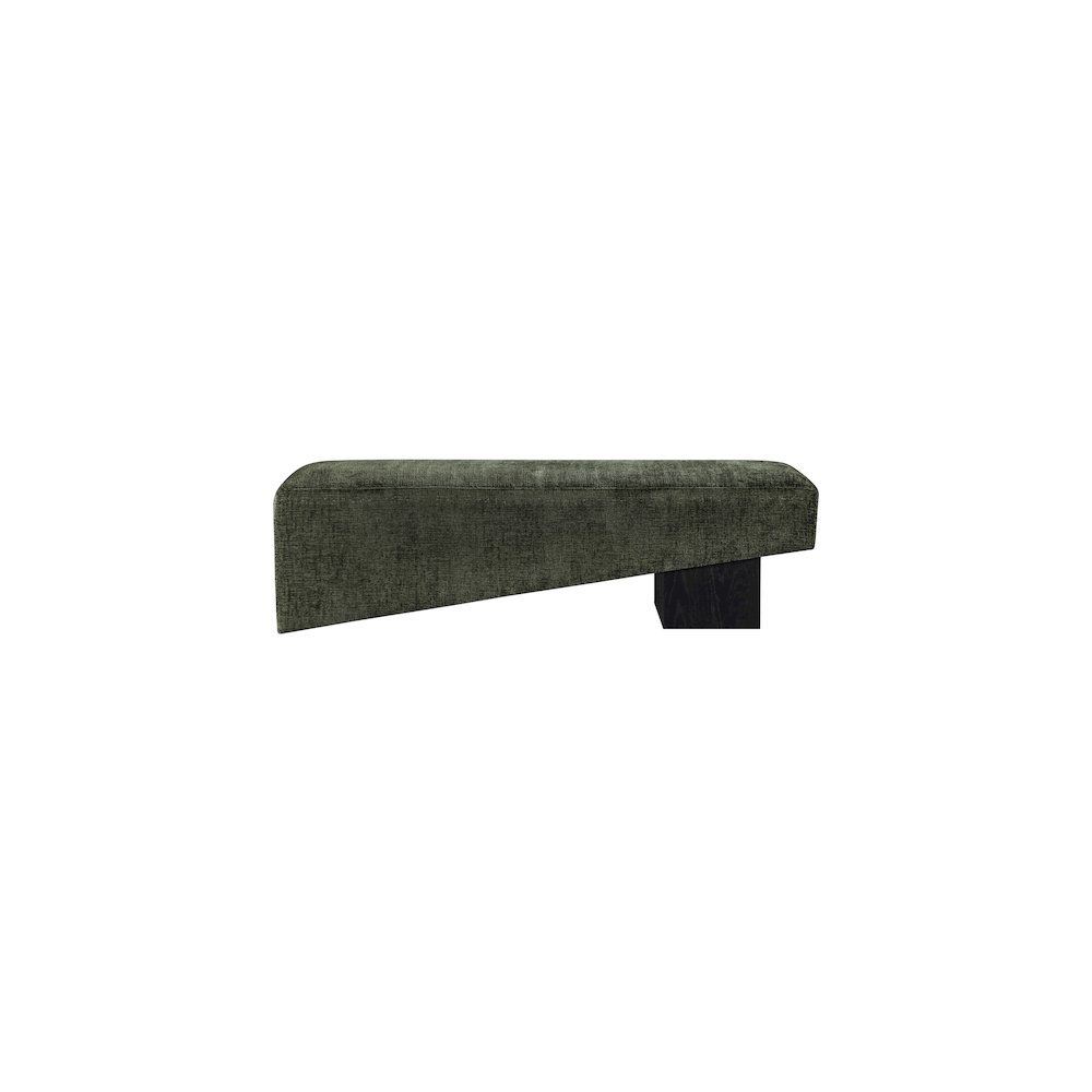 Alora Green Fabric Bench. Picture 3