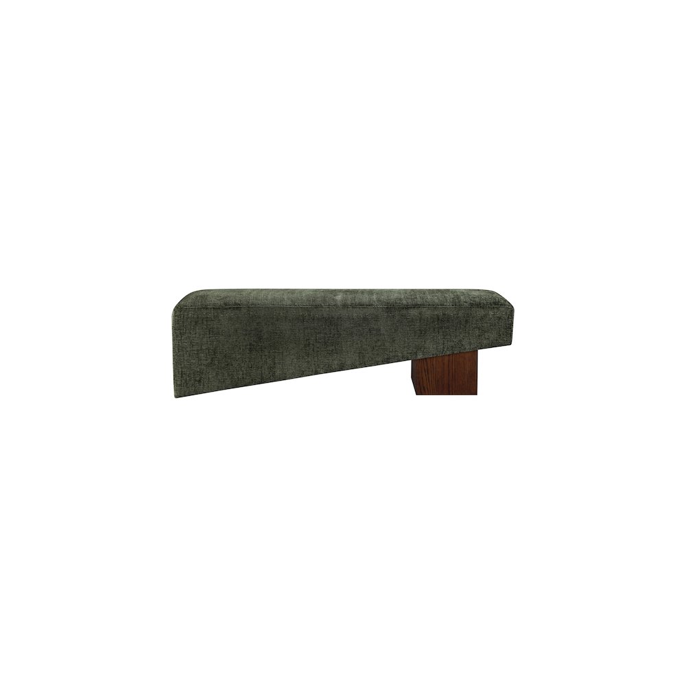 Alora Green Fabric Bench. Picture 3