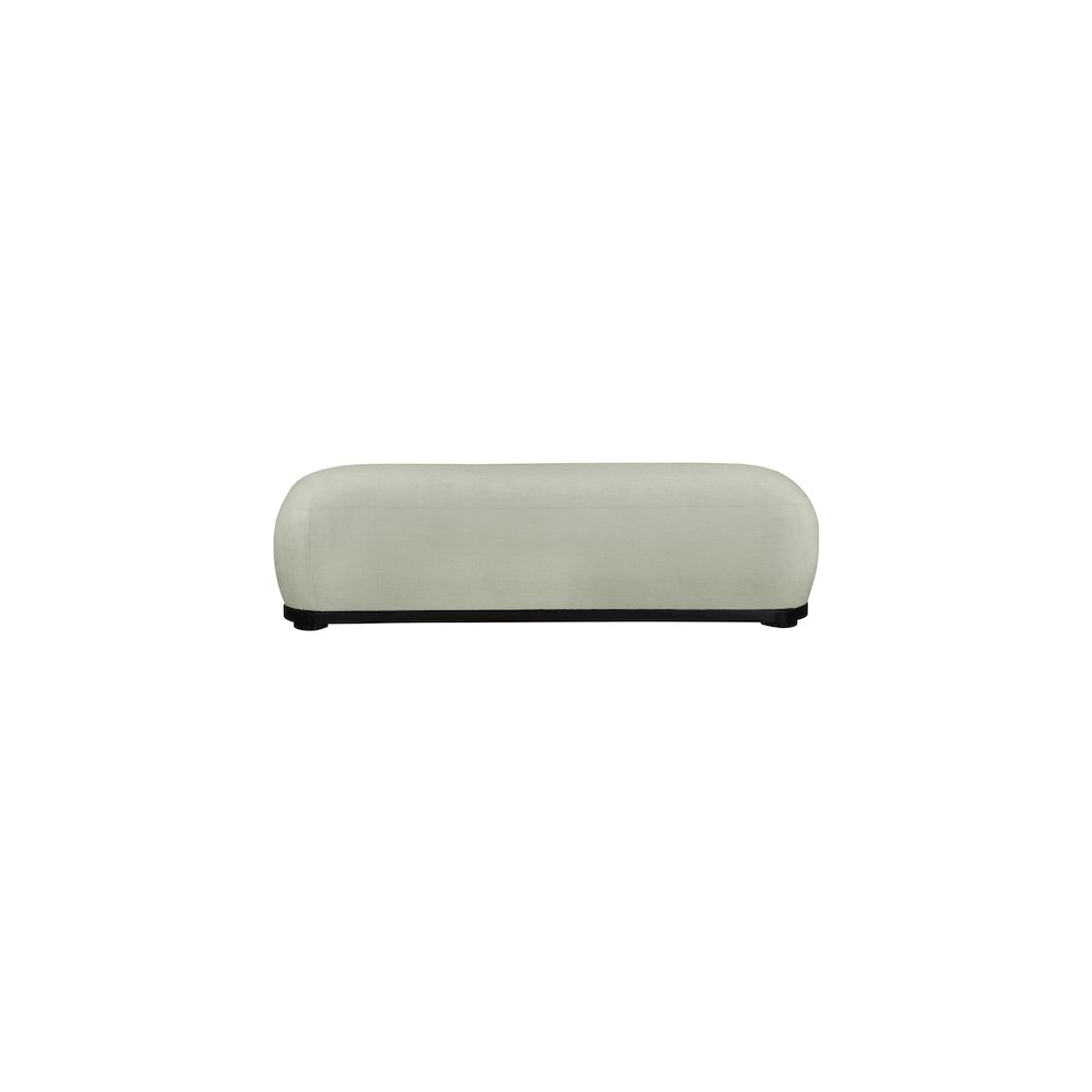 Calum Mint Chenille Fabric Bench. Picture 3