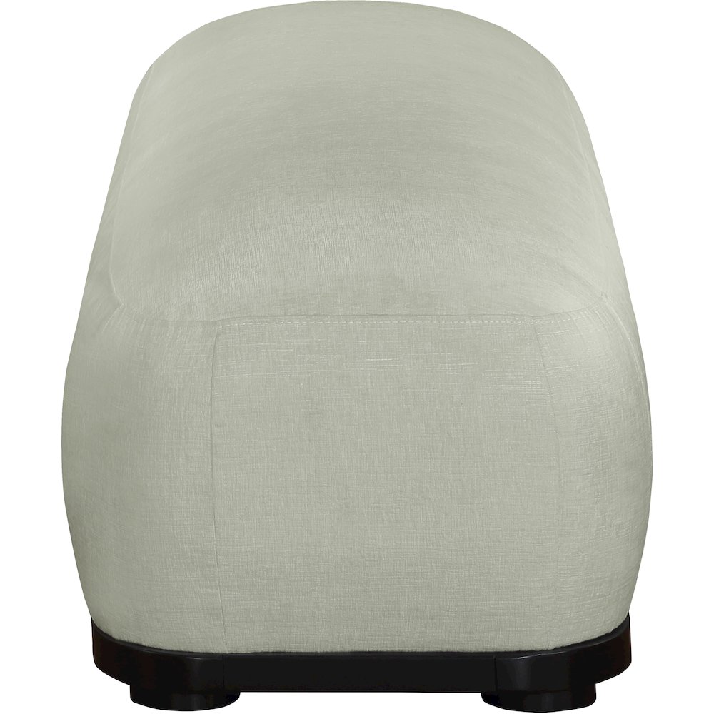 Calum Mint Chenille Fabric Bench. Picture 4