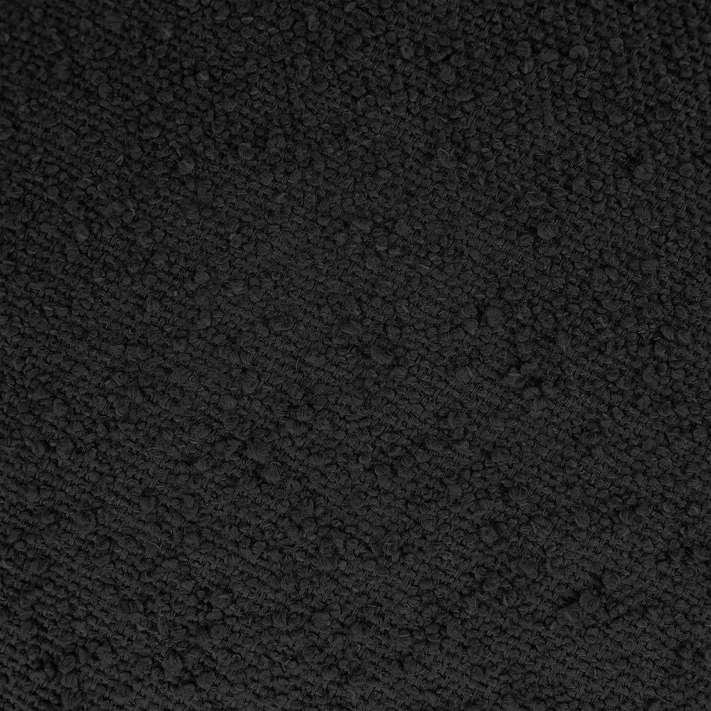 Apollo Black Boucle Fabric Bench. Picture 8
