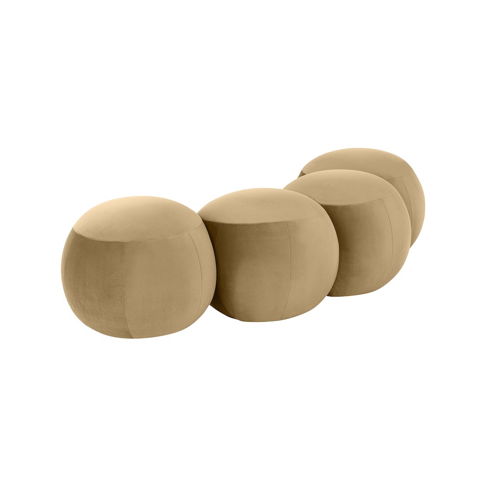 Apollo Camel Velvet Bench. Picture 6