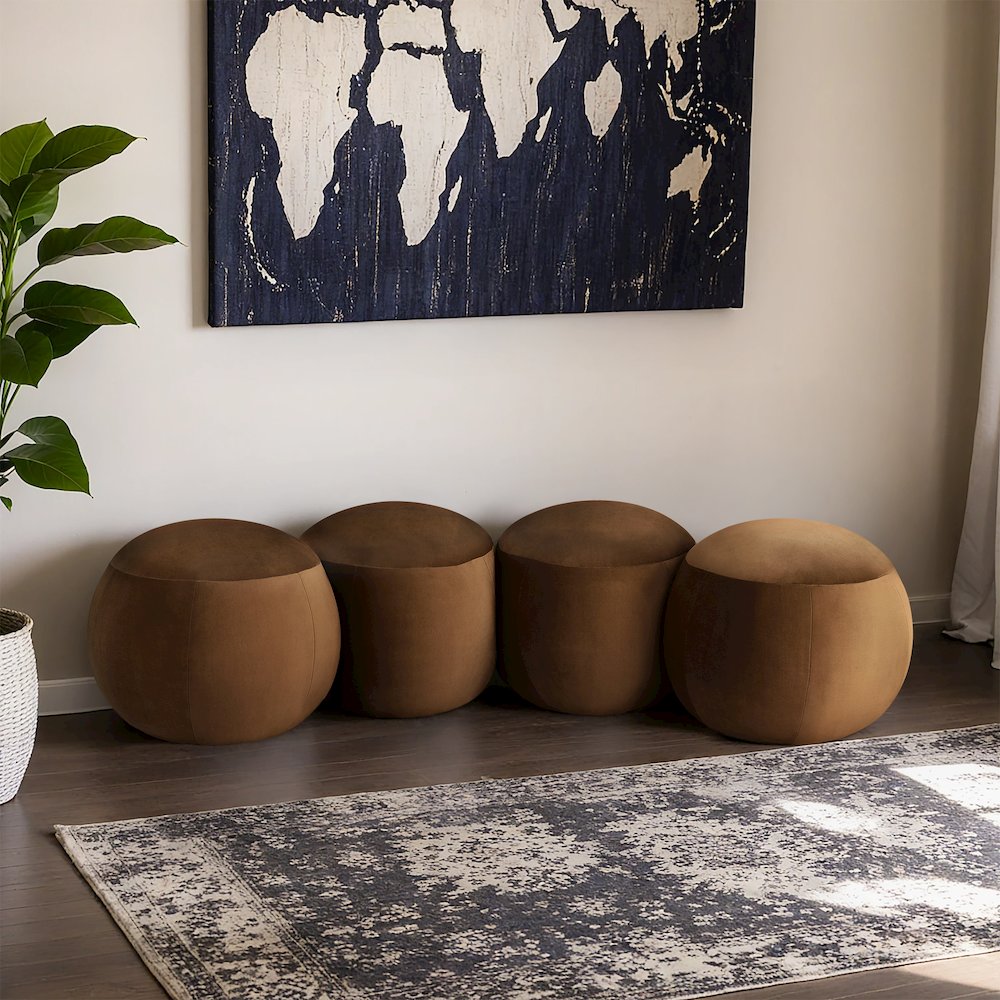 Apollo Saddle Velvet Bench. Picture 2