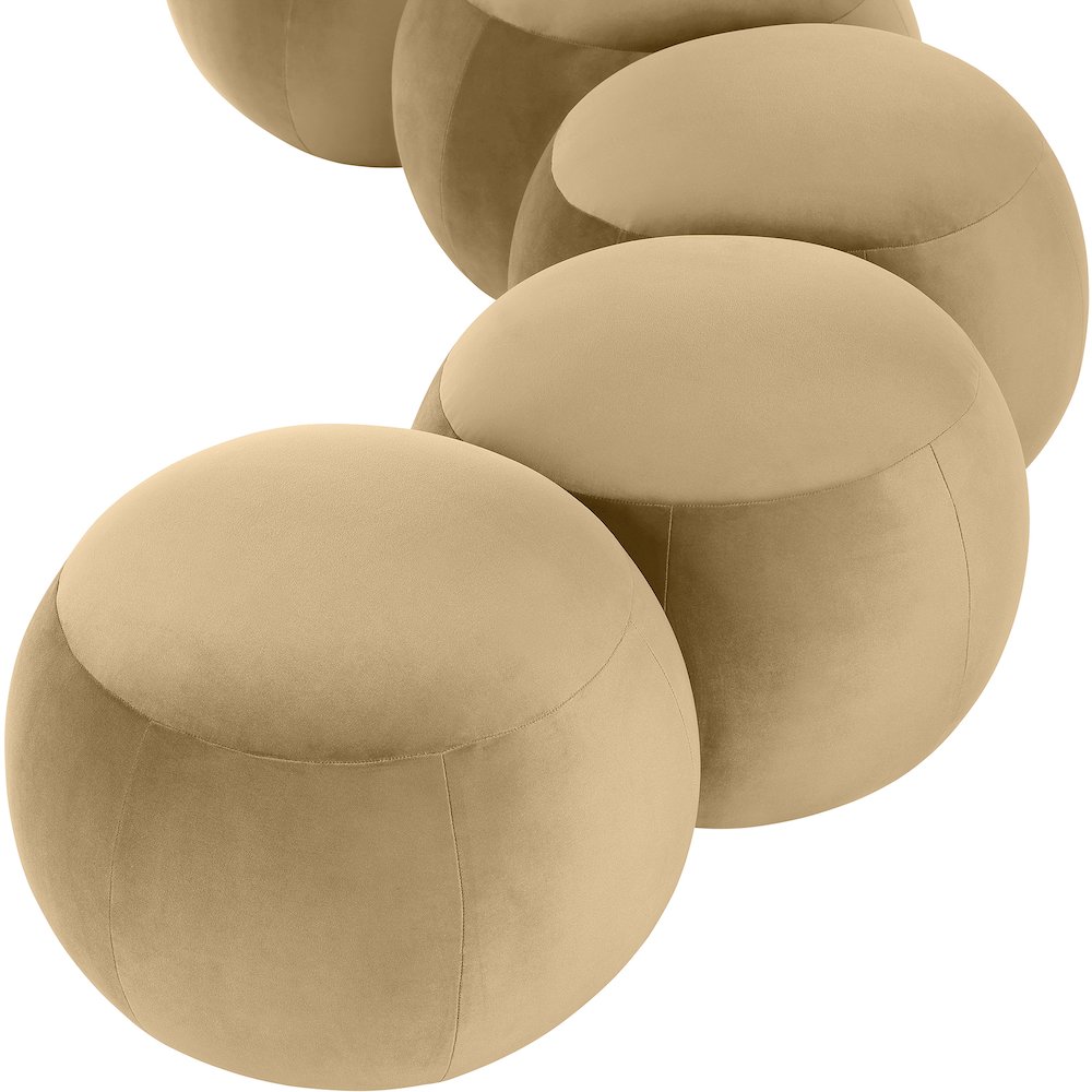 Apollo Camel Velvet Bench. Picture 7