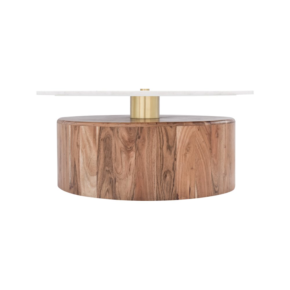 Stonewood Natural Acacia Wood Coffee Table. Picture 3