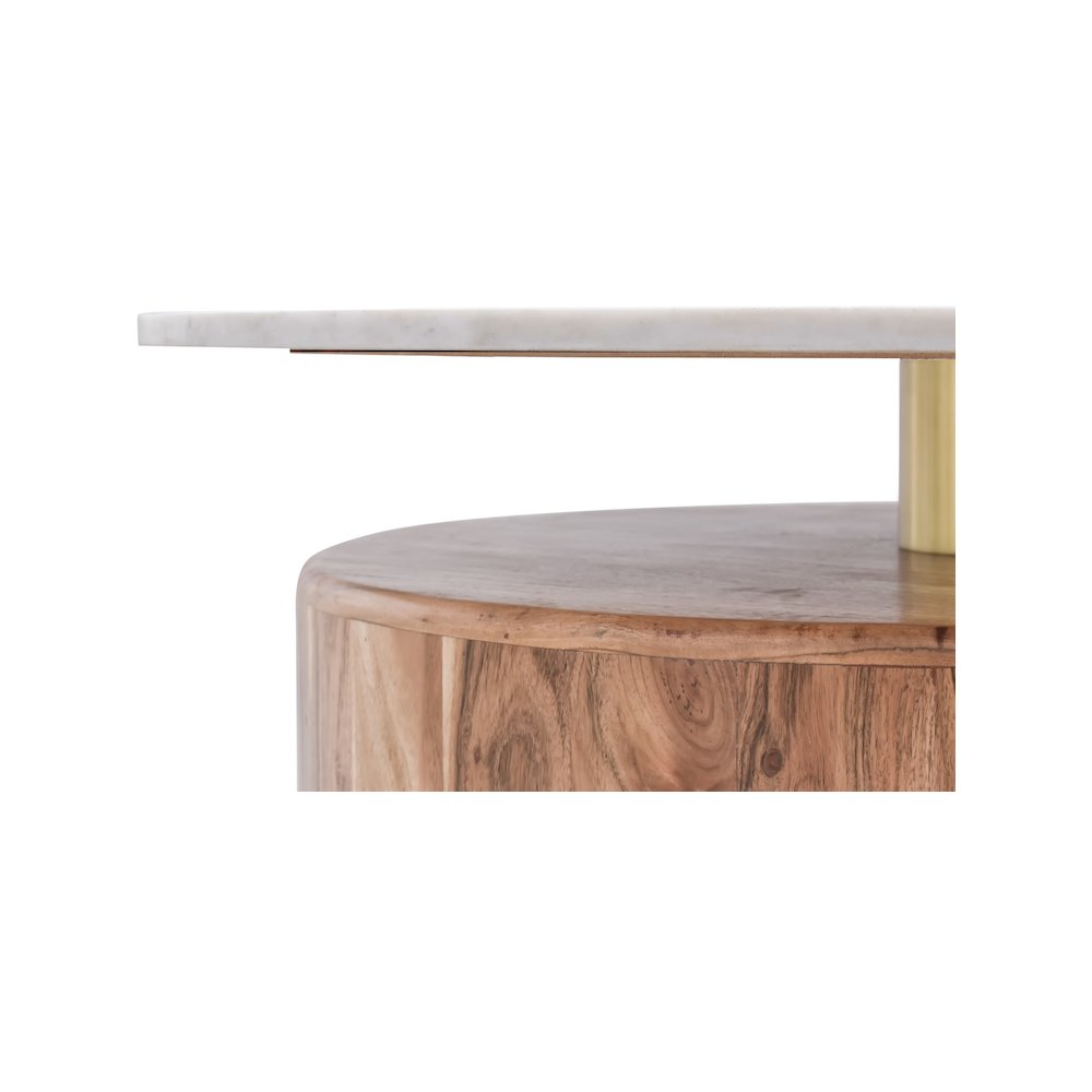 Stonewood Natural Acacia Wood Coffee Table. Picture 5
