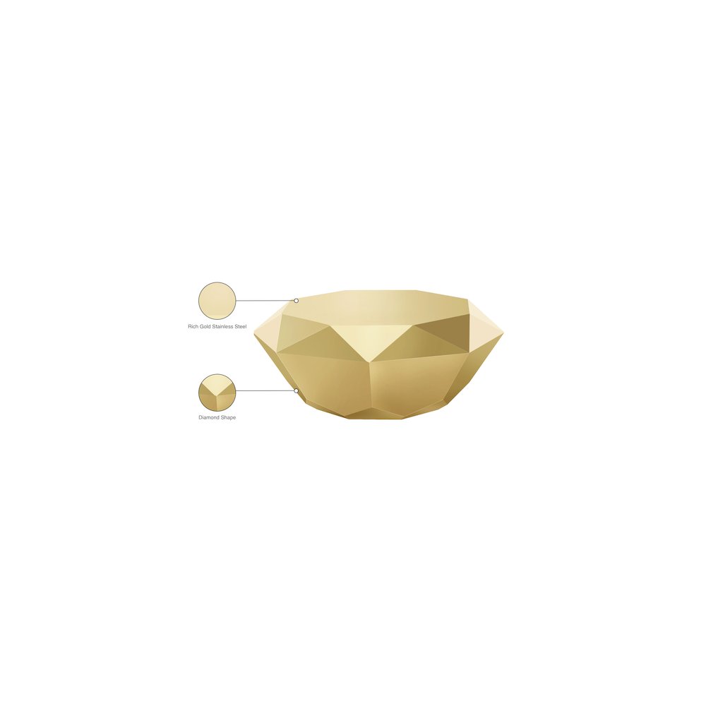 Gemma Gold Coffee Table. Picture 5