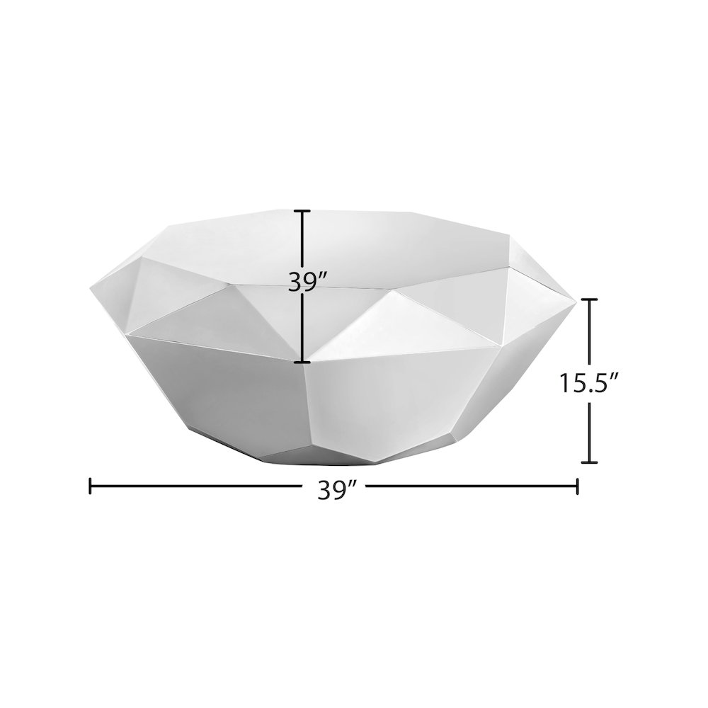 Gemma Silver Coffee Table. Picture 4