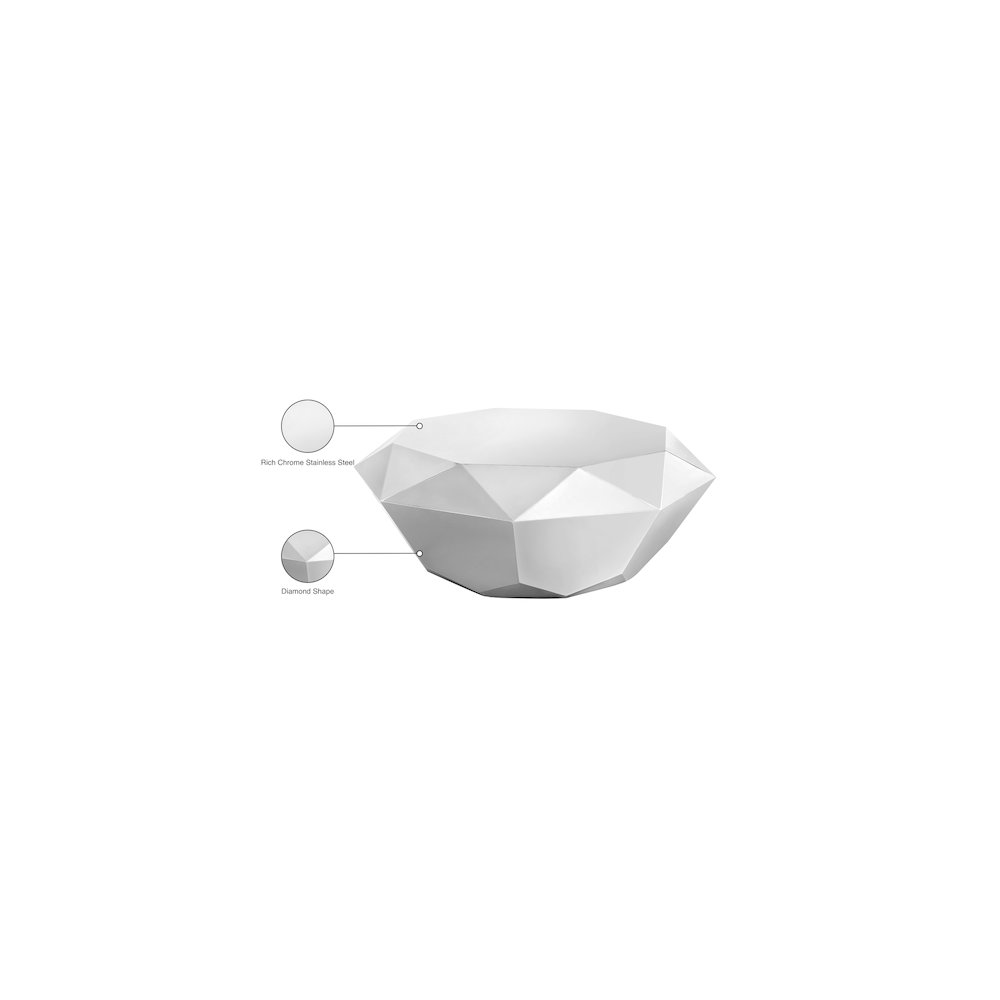 Gemma Silver Coffee Table. Picture 5