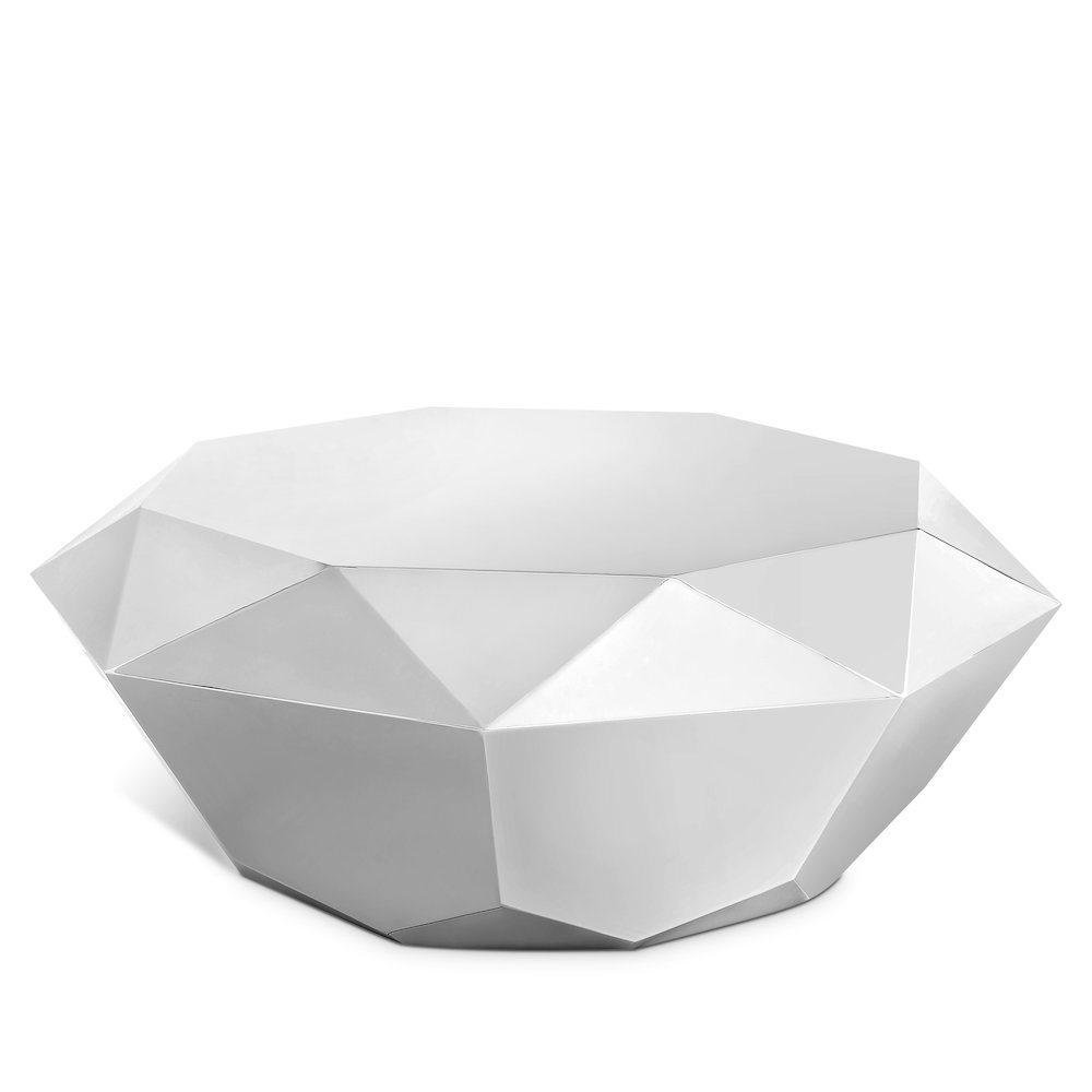 Gemma Silver Coffee Table. Picture 1