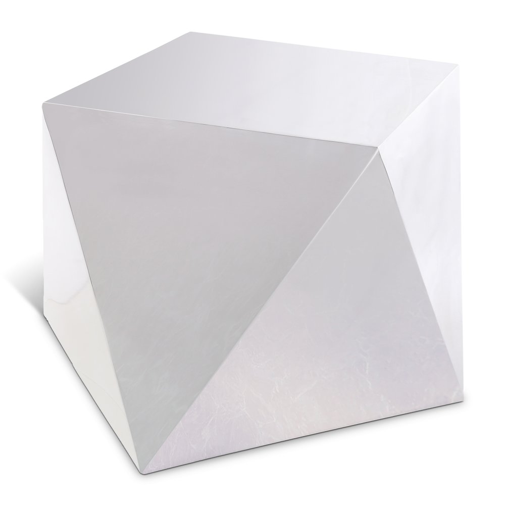 Gemma Silver End Table. Picture 1