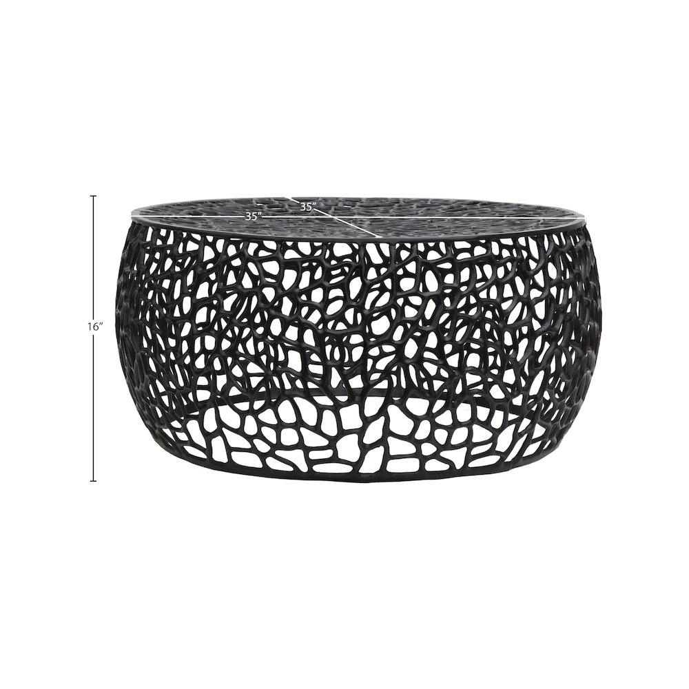 Priya Black Coffee Table. Picture 6