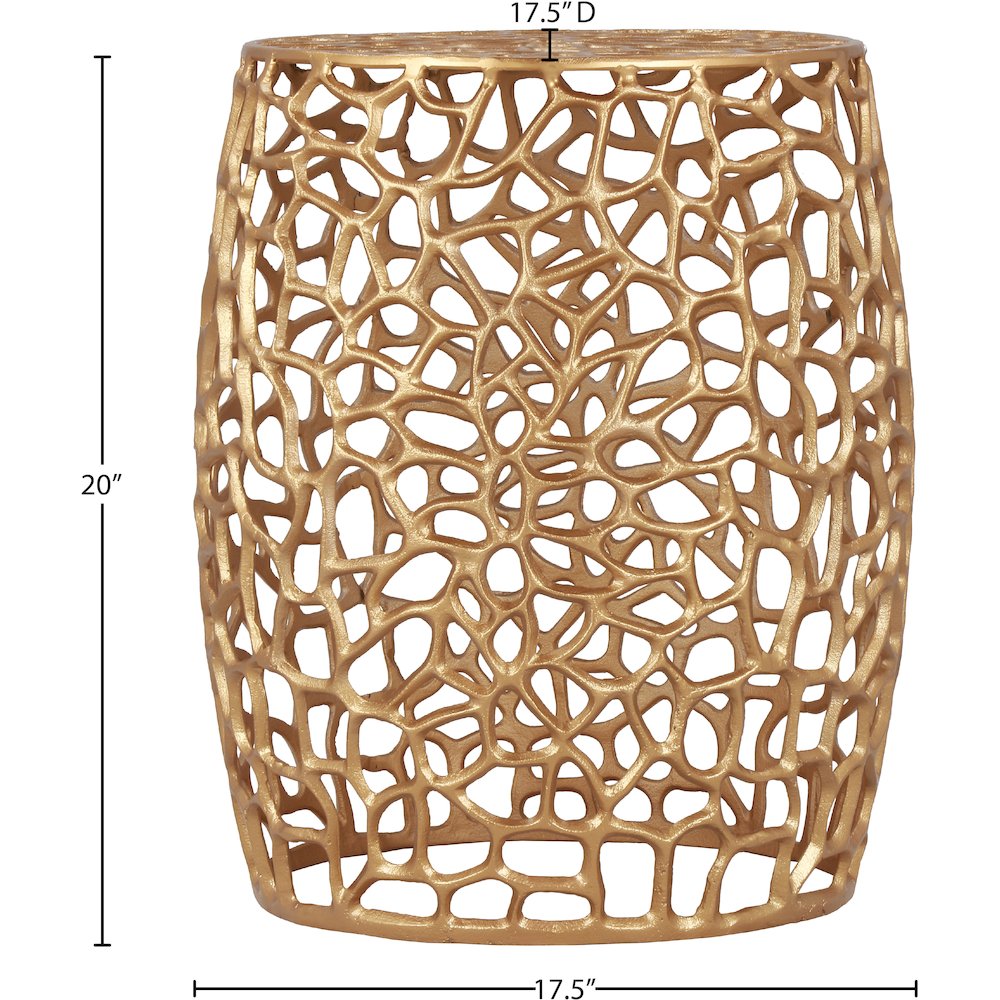 Priya Gold End Table. Picture 6