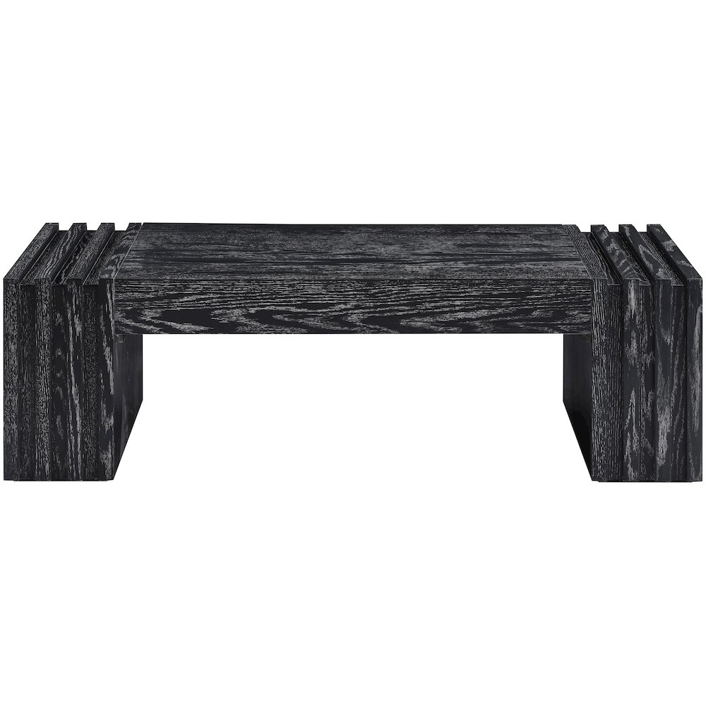 Stanton Black Oak Veneer And Solid Wood Coffee Table. Picture 2