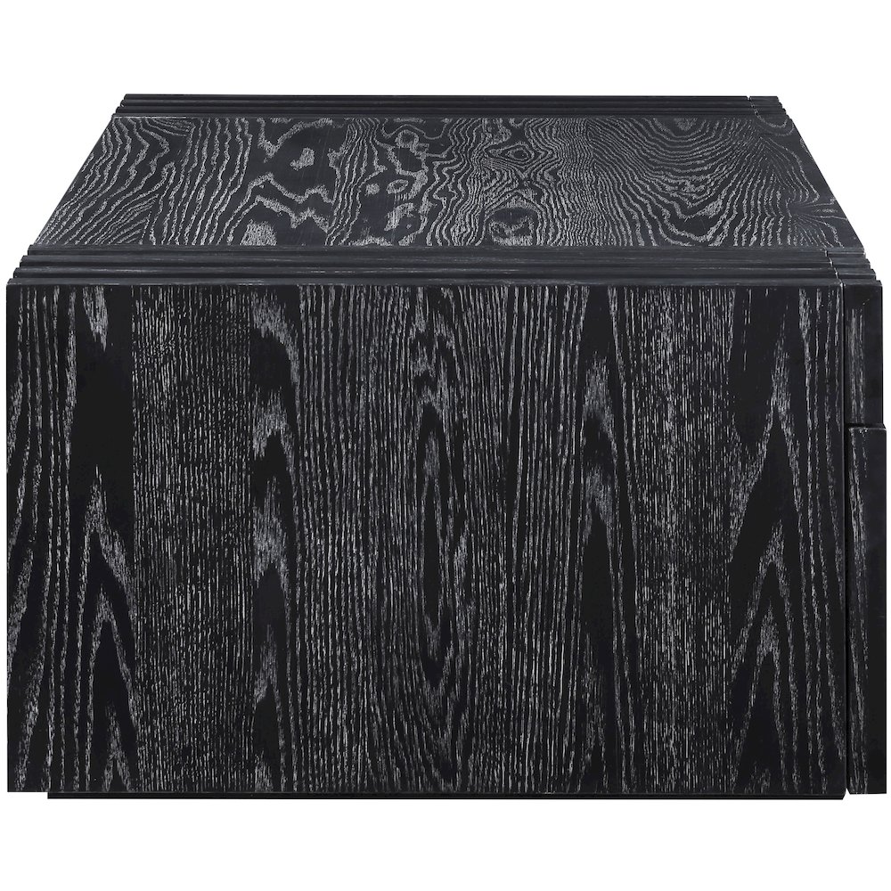 Stanton Black Oak Veneer And Solid Wood Coffee Table. Picture 8