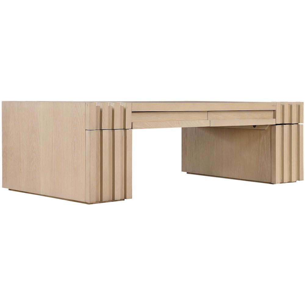 Stanton Natural Oak Veneer And Solid Wood Coffee Table. Picture 9