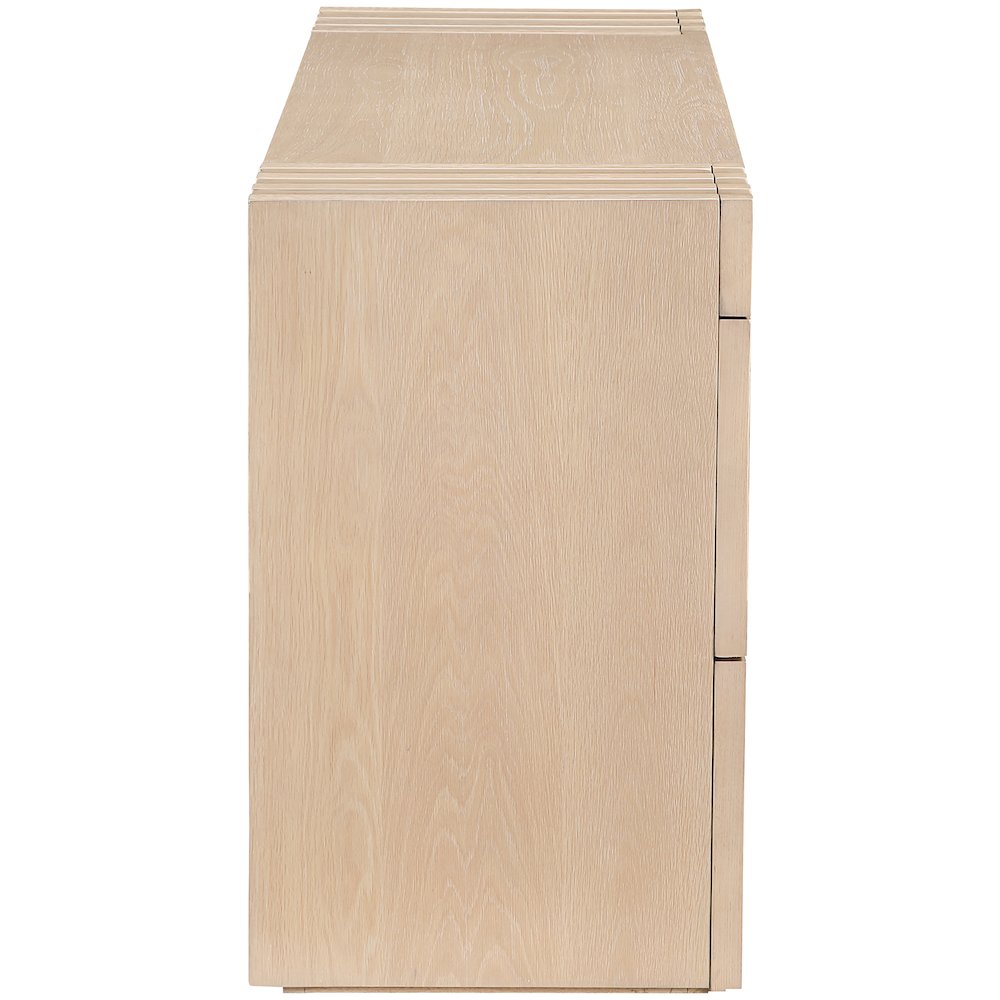 Stanton Natural Oak Veneer And Solid Wood Console Table. Picture 8
