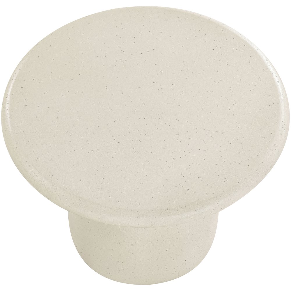 Emara Cream Concrete And Fiberglass Indoor / Outdoor Coffee Table. Picture 3