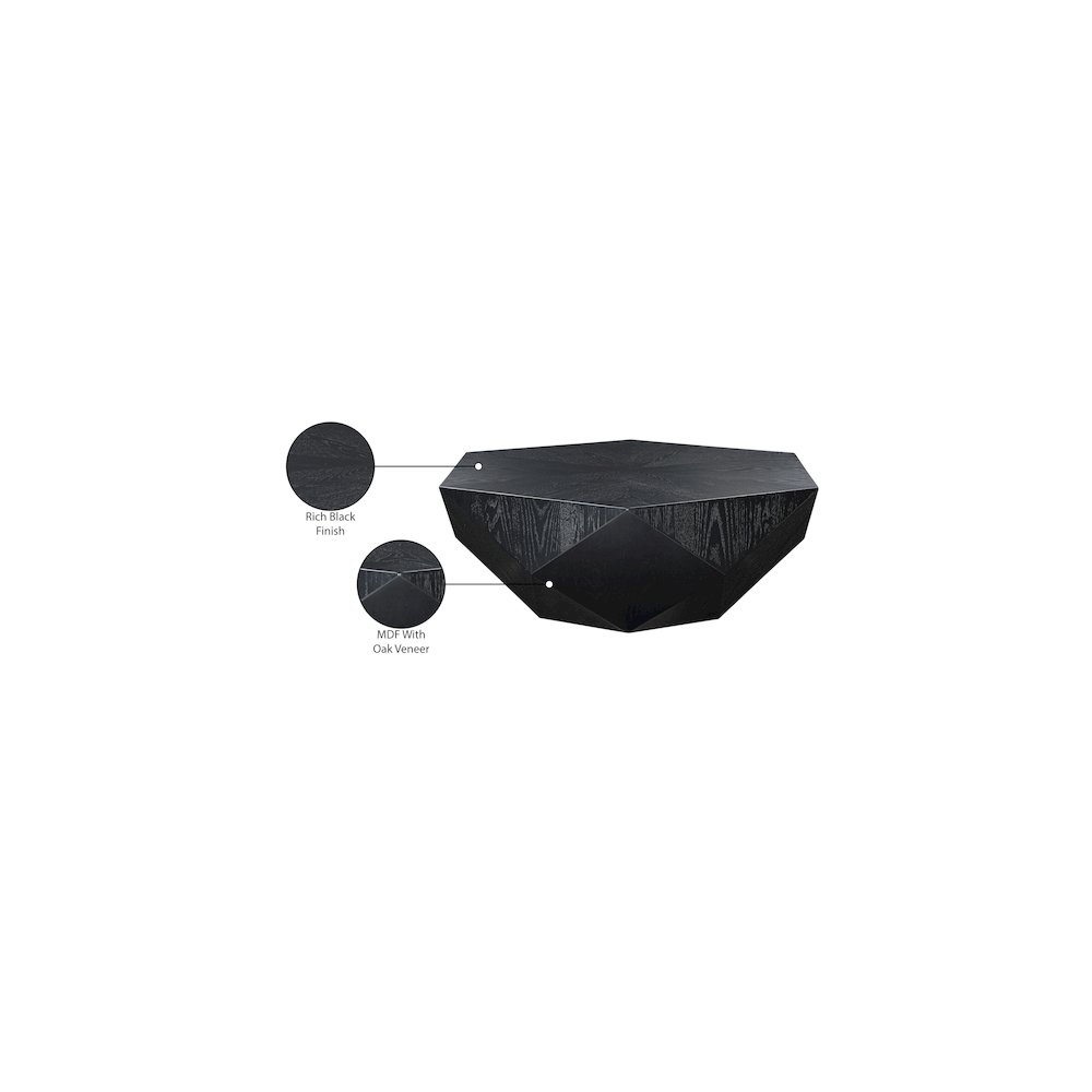 Diamante Black Coffee Table. Picture 8
