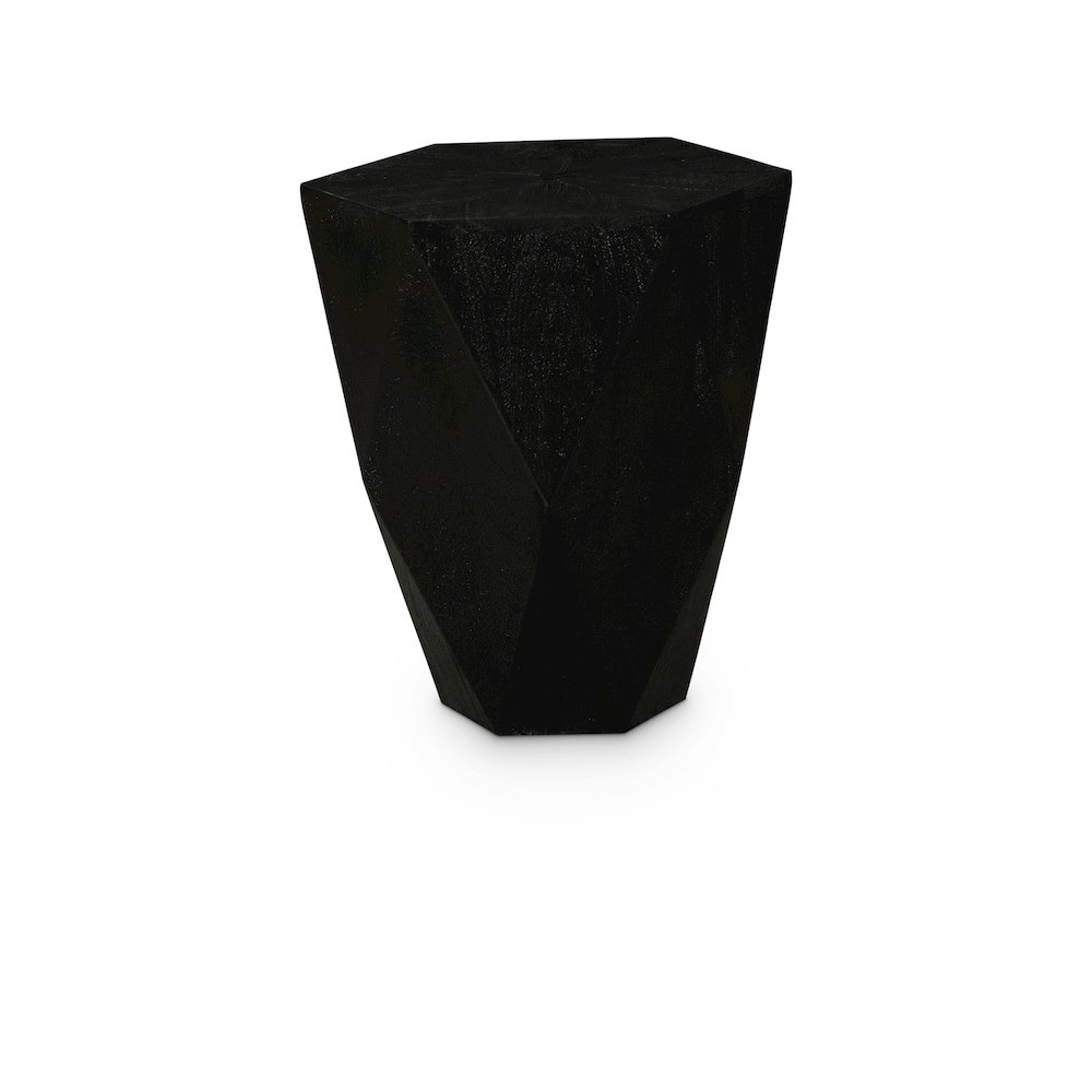 Diamante Black End Table. Picture 1