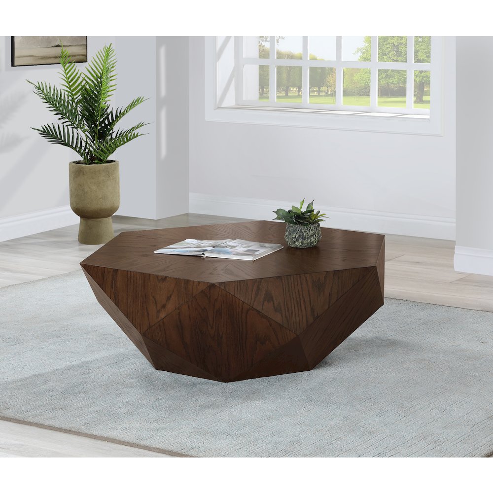 Diamante Brown Coffee Table. Picture 2