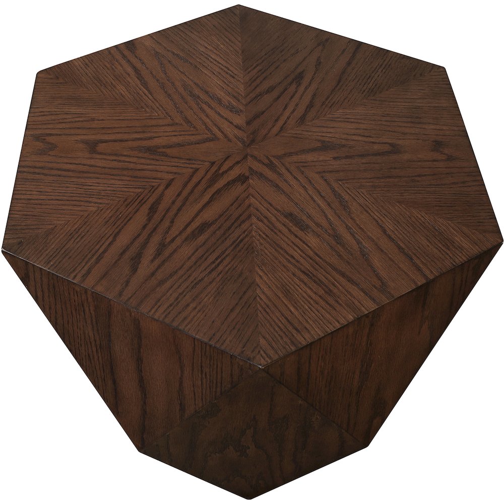 Diamante Brown End Table. Picture 5