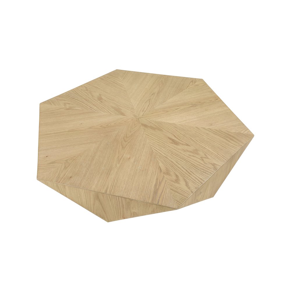 Diamante Oak Coffee Table. Picture 5