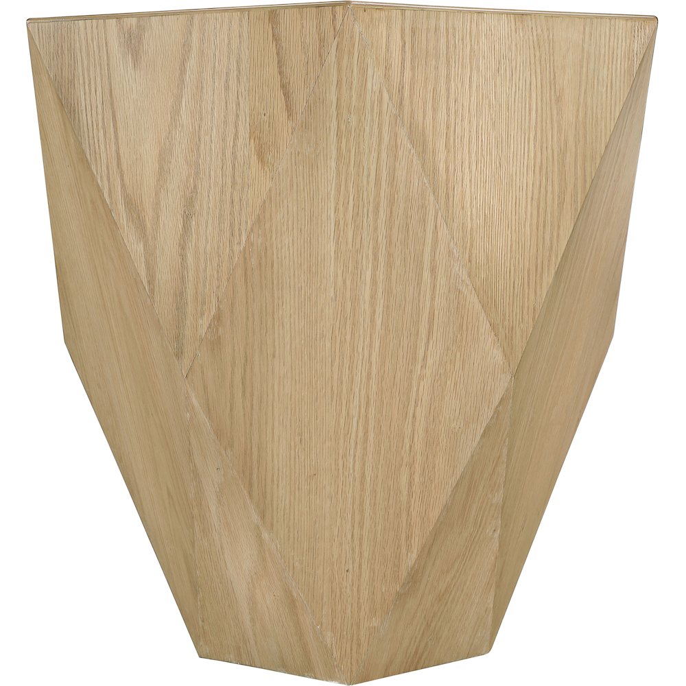 Diamante Oak End Table. Picture 4