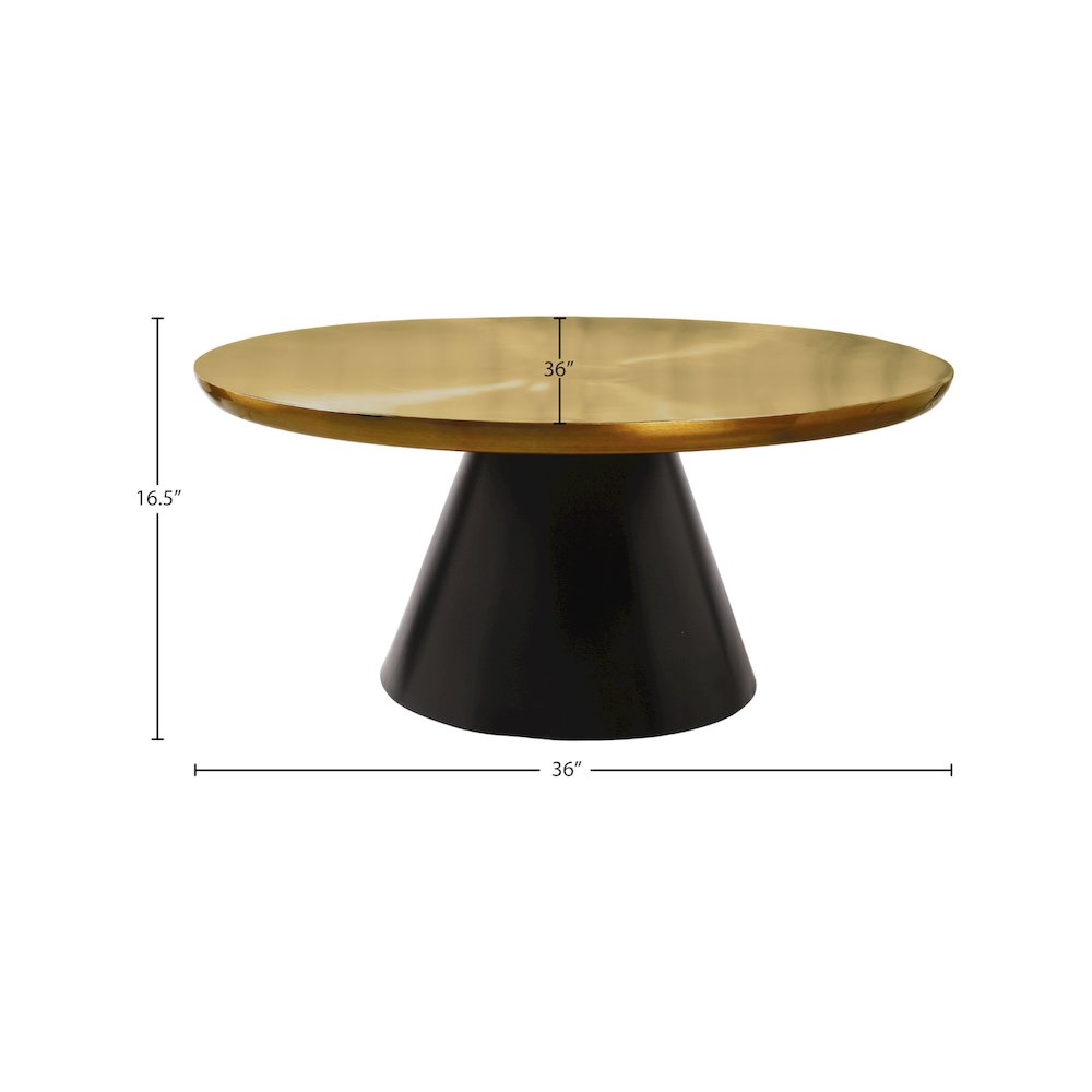 Martini Gold Iron Coffee Table. Picture 4
