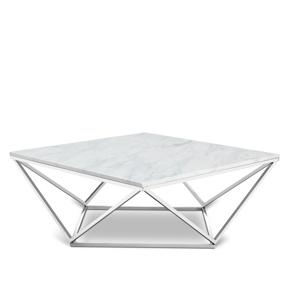 Skyler Chrome Coffee Table. Picture 1
