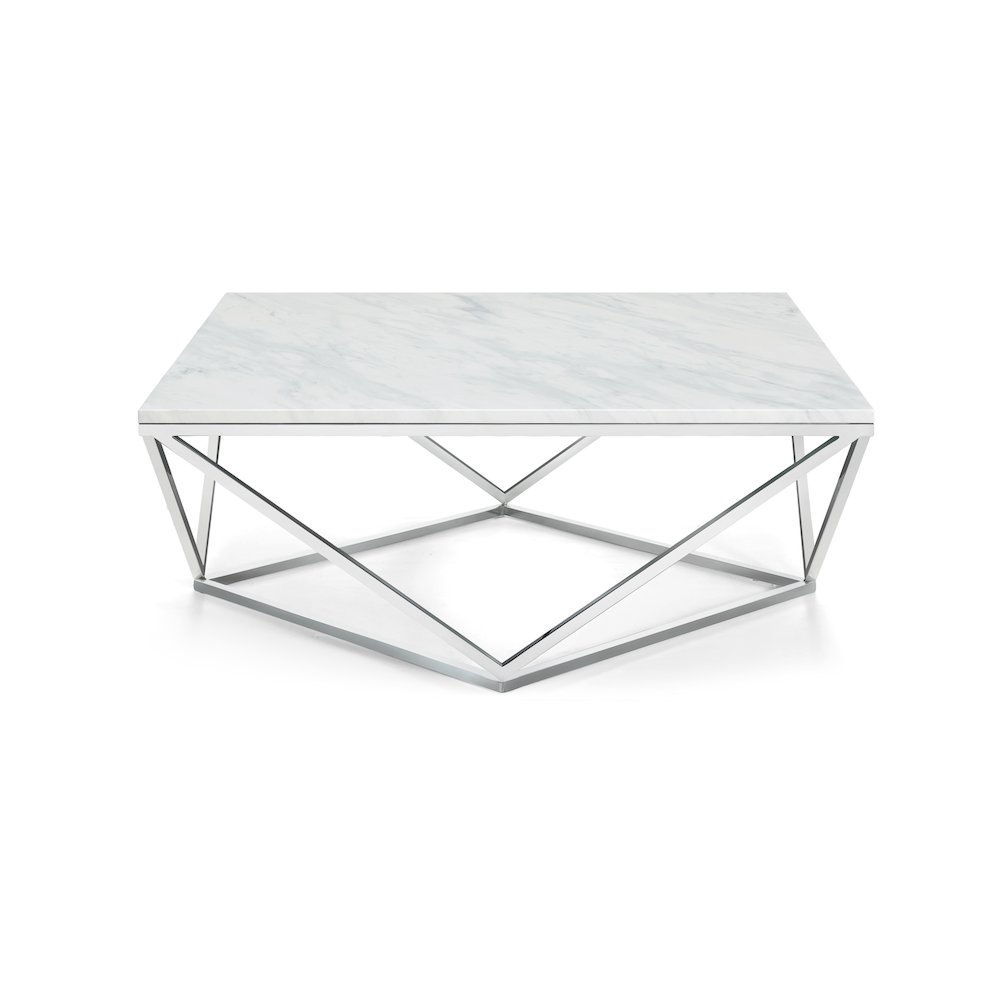 Skyler Chrome Coffee Table. Picture 3