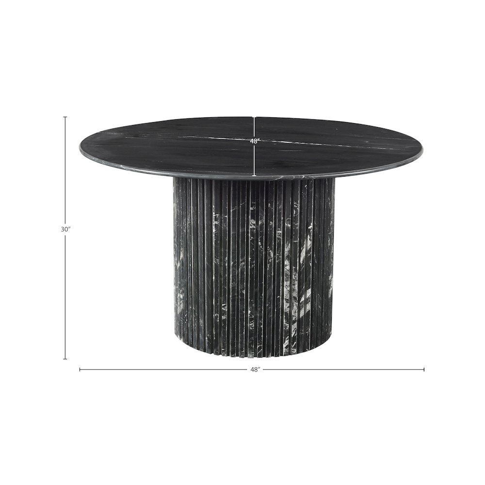 Genoa Black Dining Table. Picture 9