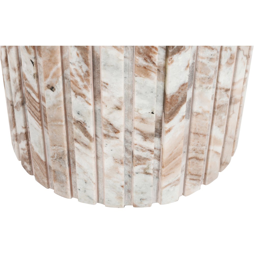 Genoa Brown Marble End Table. Picture 4