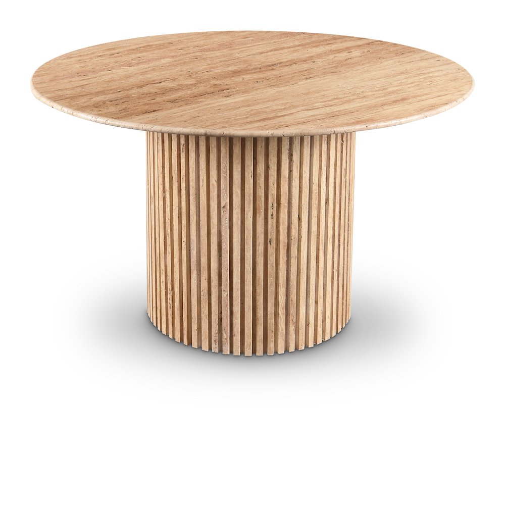 Genoa Beige Dining Table. Picture 1