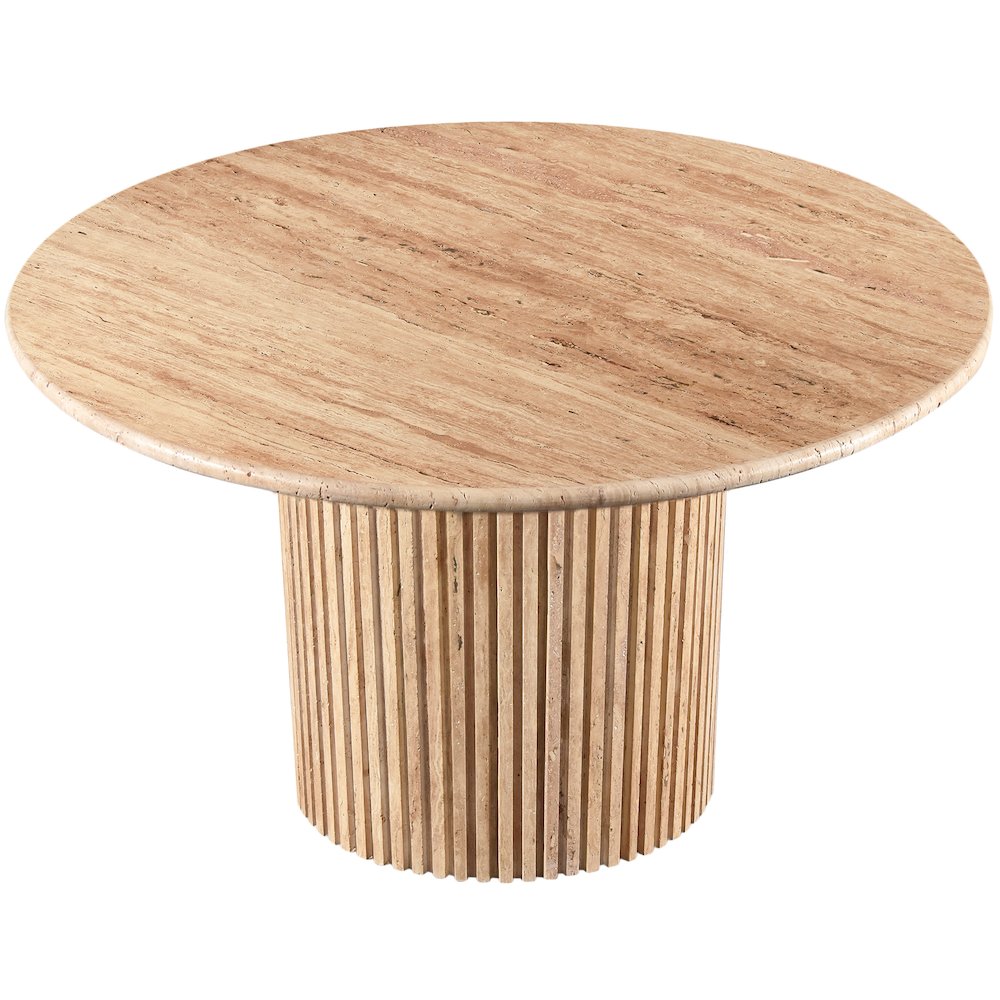 Genoa Beige Dining Table. Picture 3