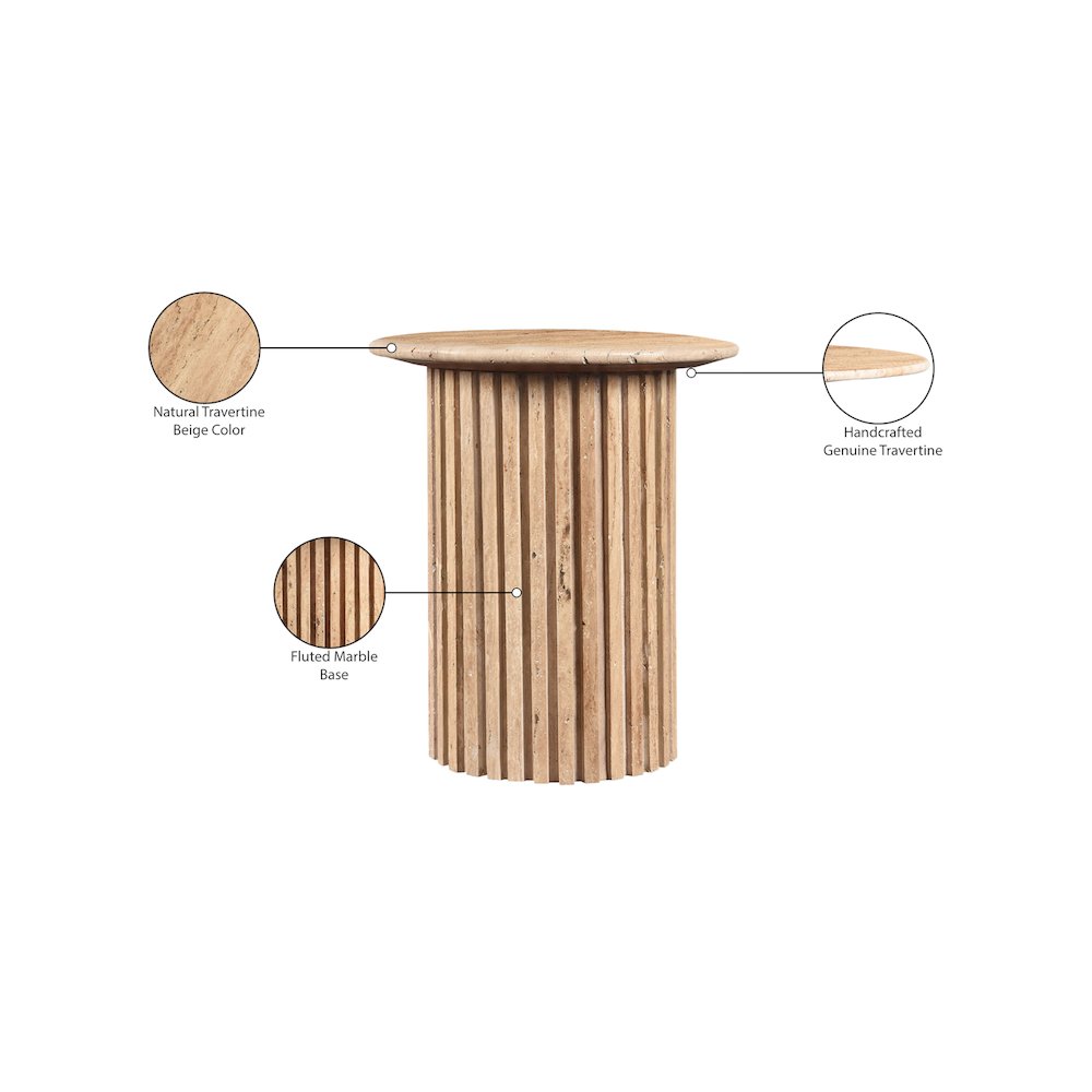 Genoa Beige End Table. Picture 10