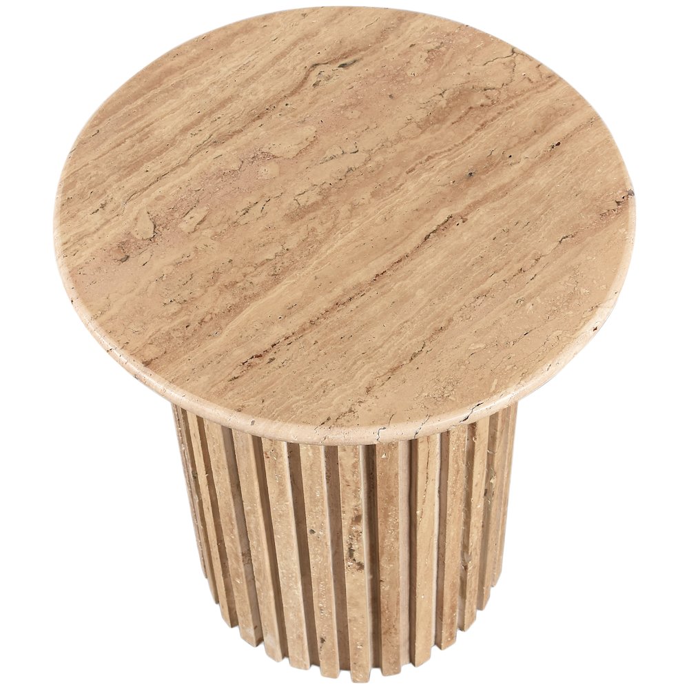 Genoa Beige End Table. Picture 3