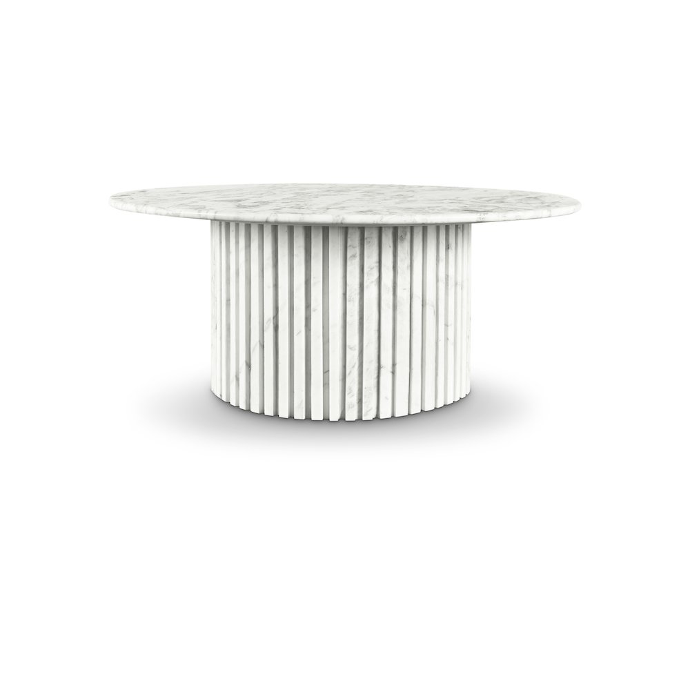 Genoa White Coffee Table. Picture 1