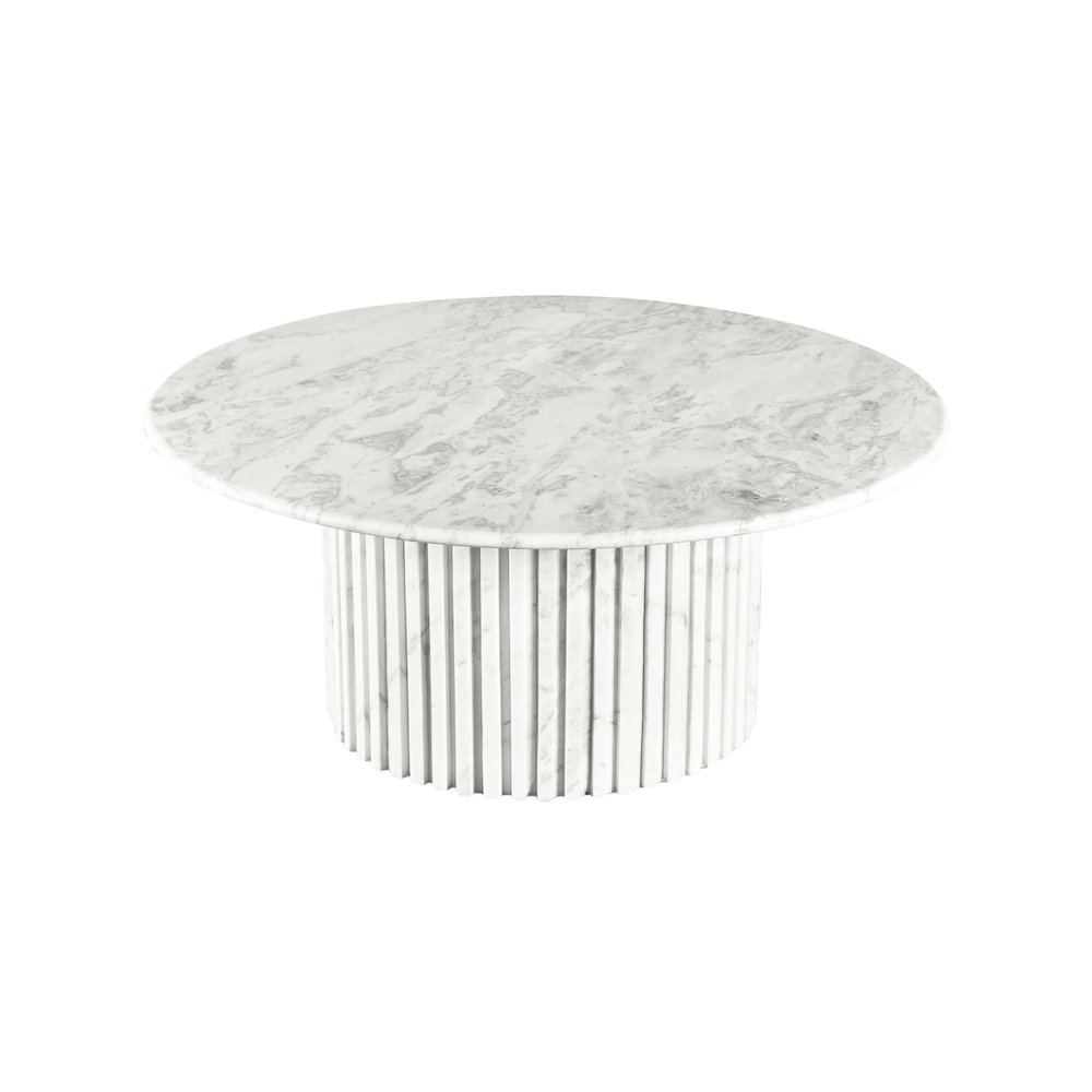 Genoa White Coffee Table. Picture 3