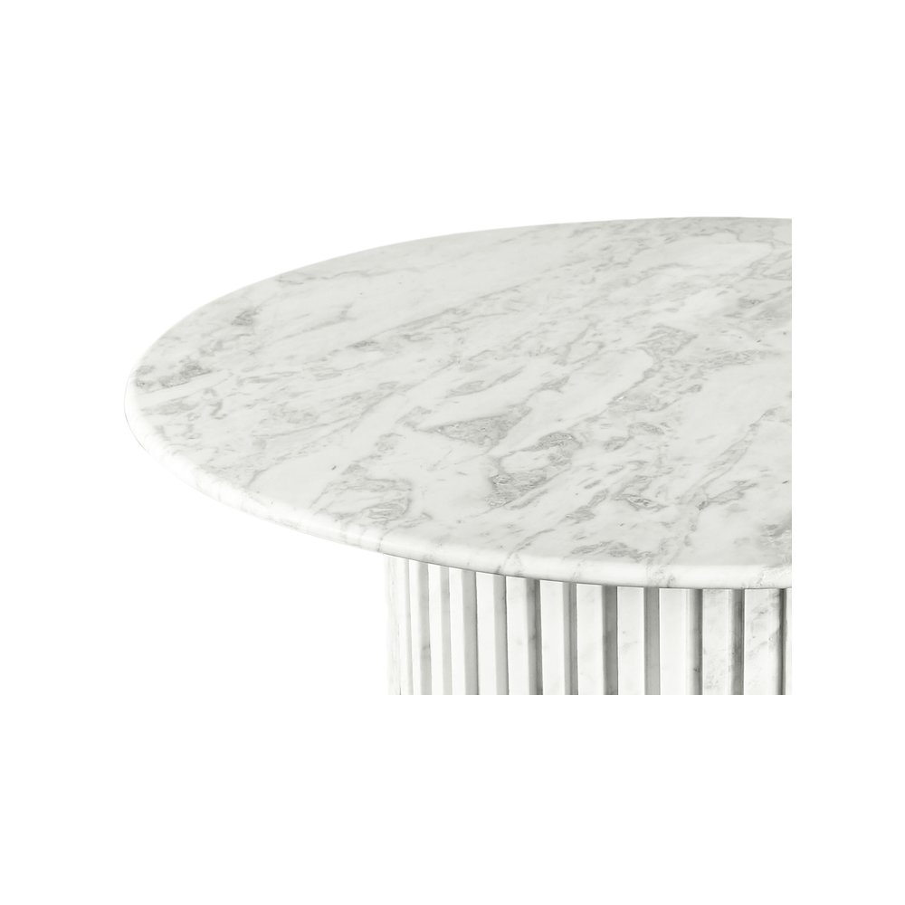 Genoa White Coffee Table. Picture 5