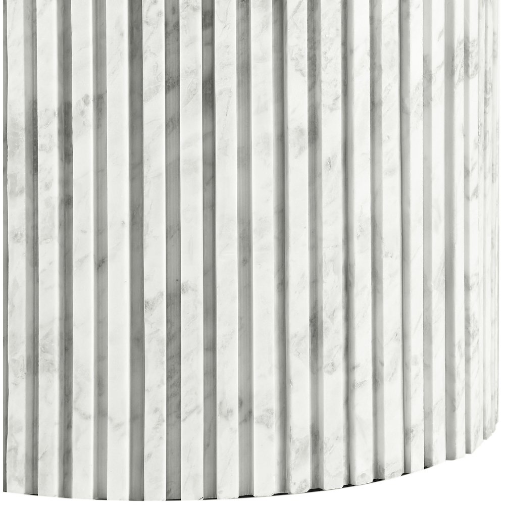 Genoa White Coffee Table. Picture 6