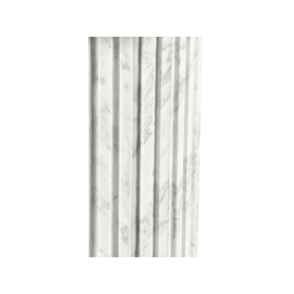Genoa White End Table. Picture 6