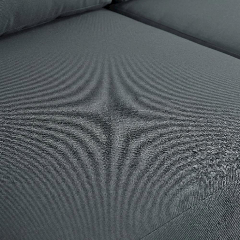 Gray Fabric Outdoor Patio Modular Sectional With Contemporary Style. Picture 5