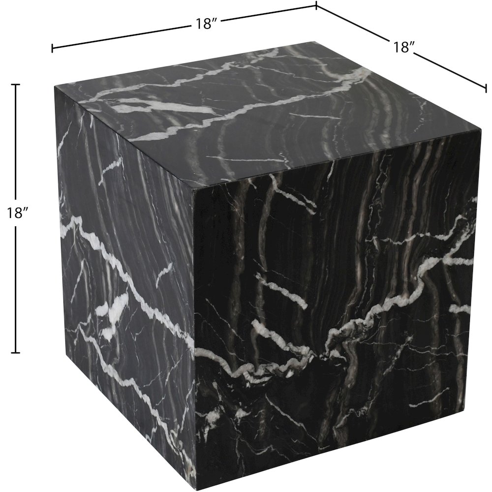 Bolzano Black End Table. Picture 9