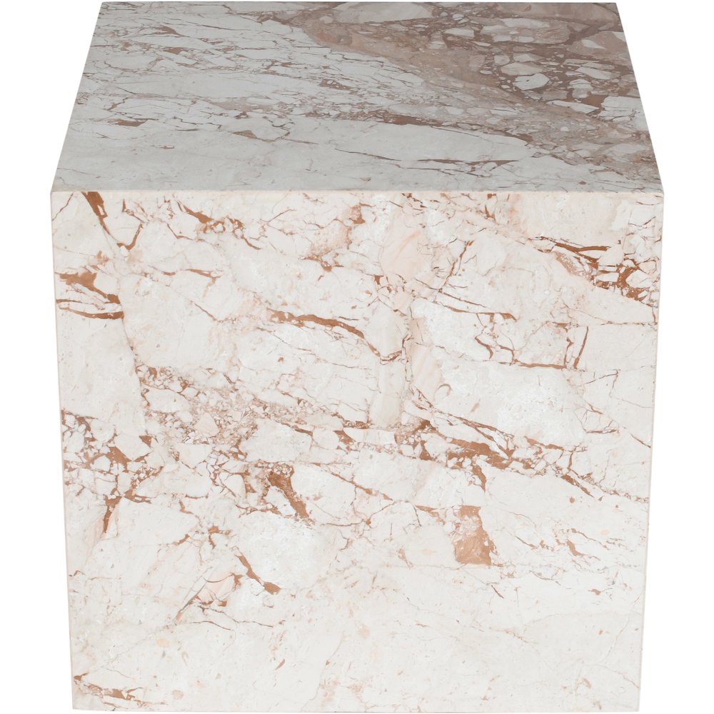 Bolzano Cream Marble End Table. Picture 7