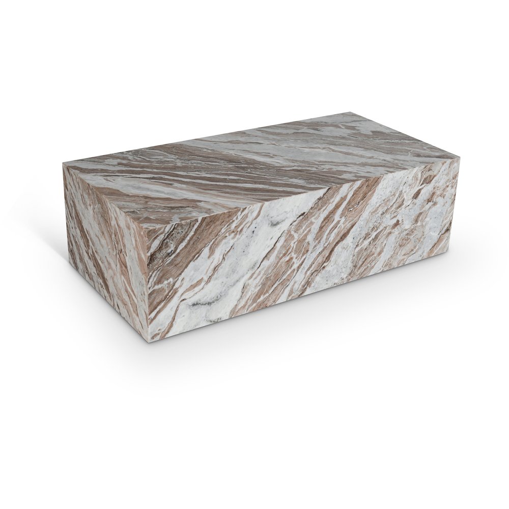 Bolzano Brown Marble Coffee Table. Picture 1