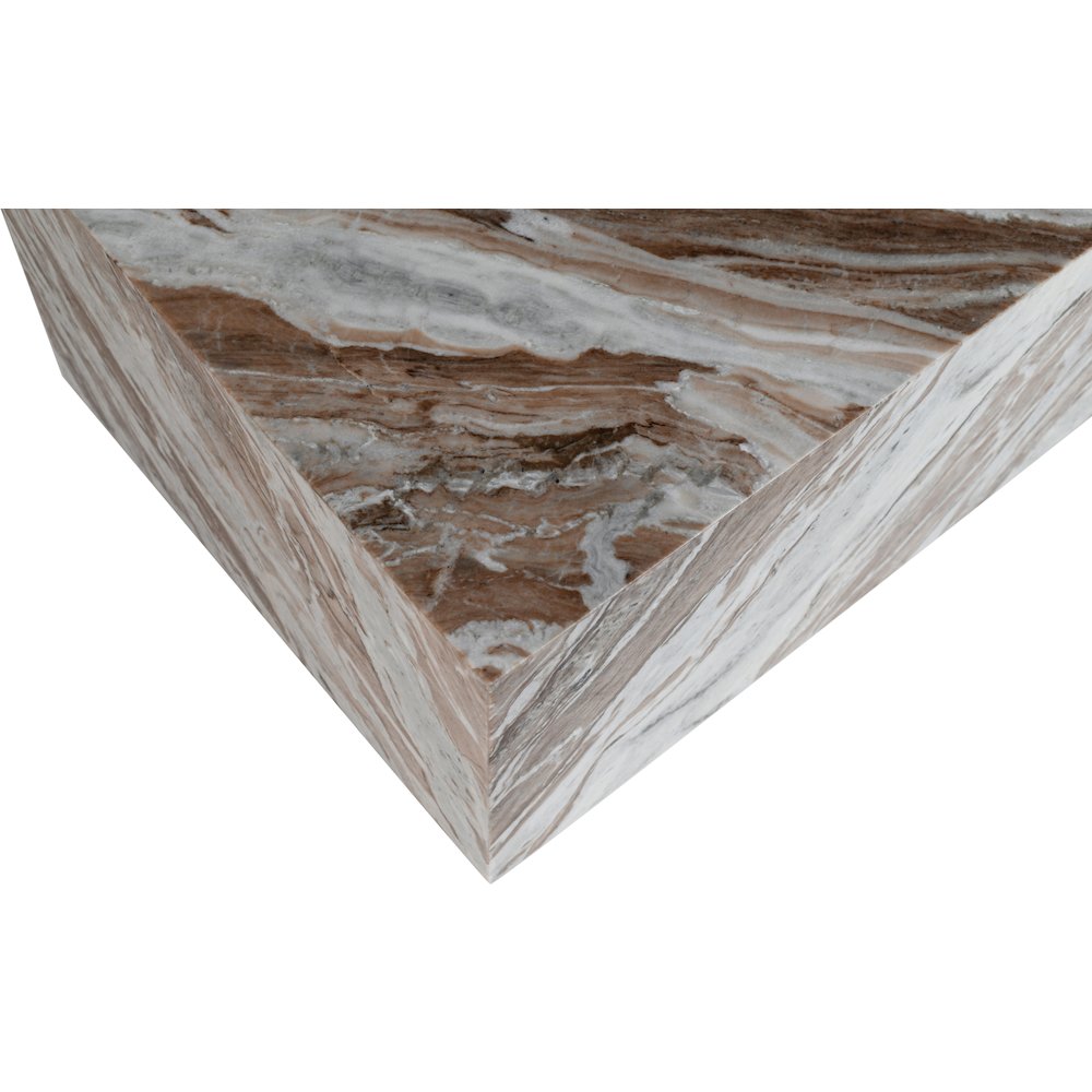 Bolzano Brown Marble Coffee Table. Picture 3