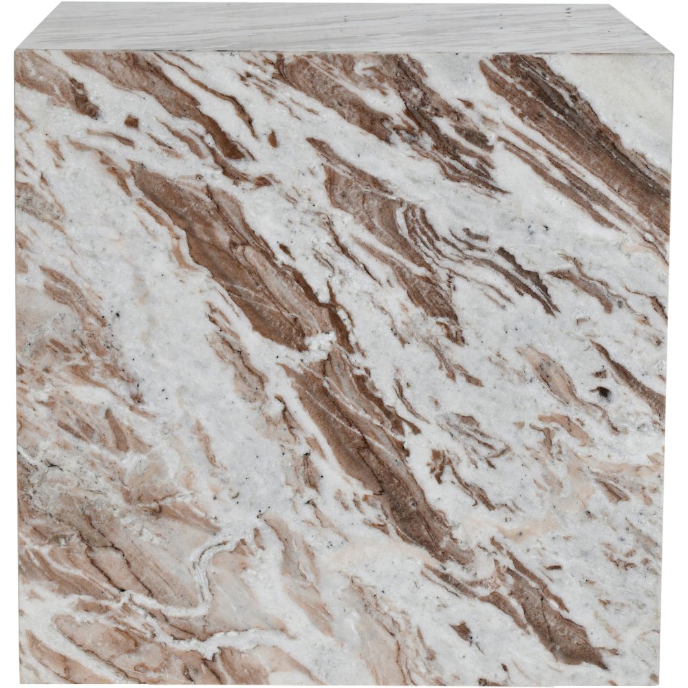 Bolzano Brown Marble End Table. Picture 2